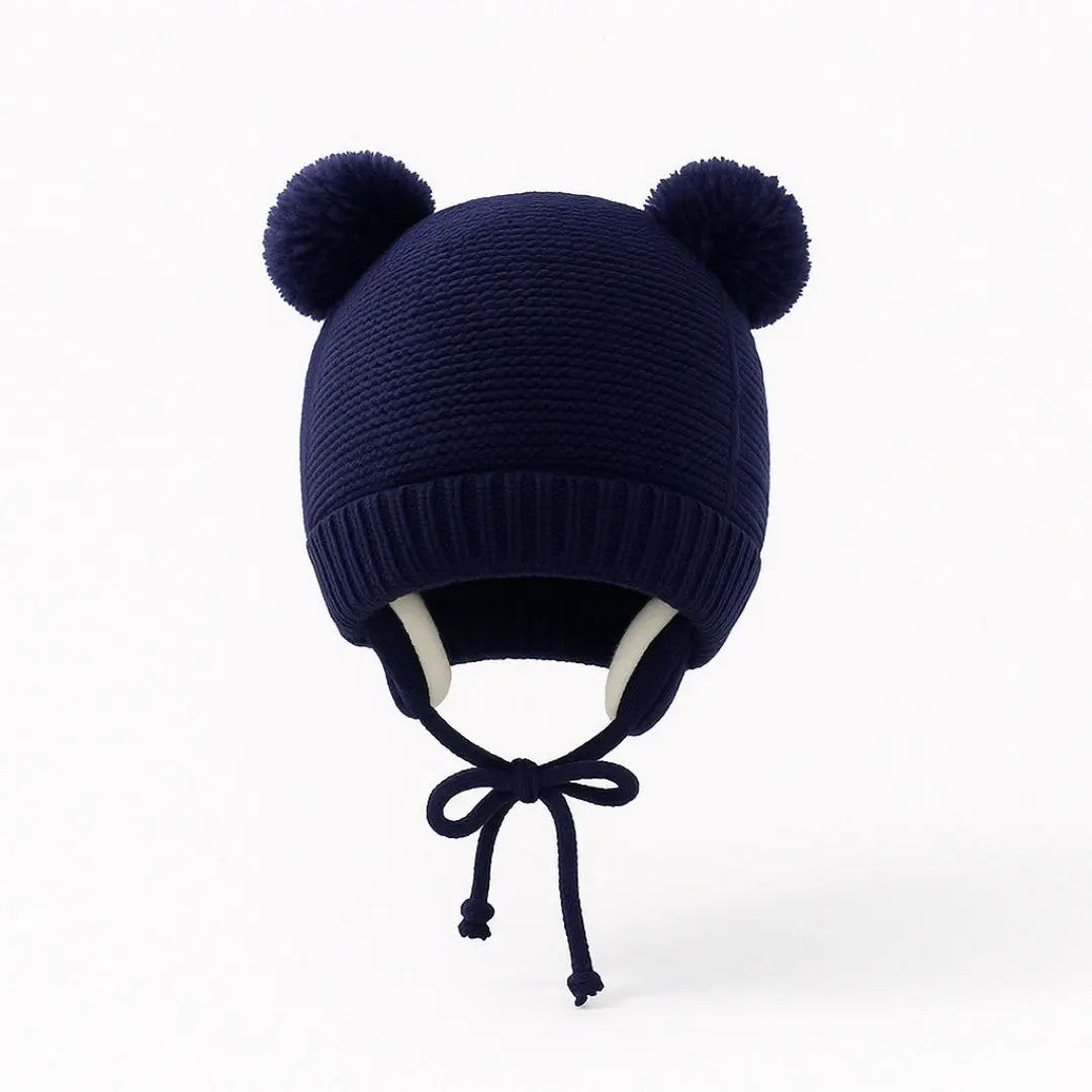 Bonnet Bébé Tricoté à Pompons – Chaleur & Douceur pour l’Hiver Admin Justfocus - LTE