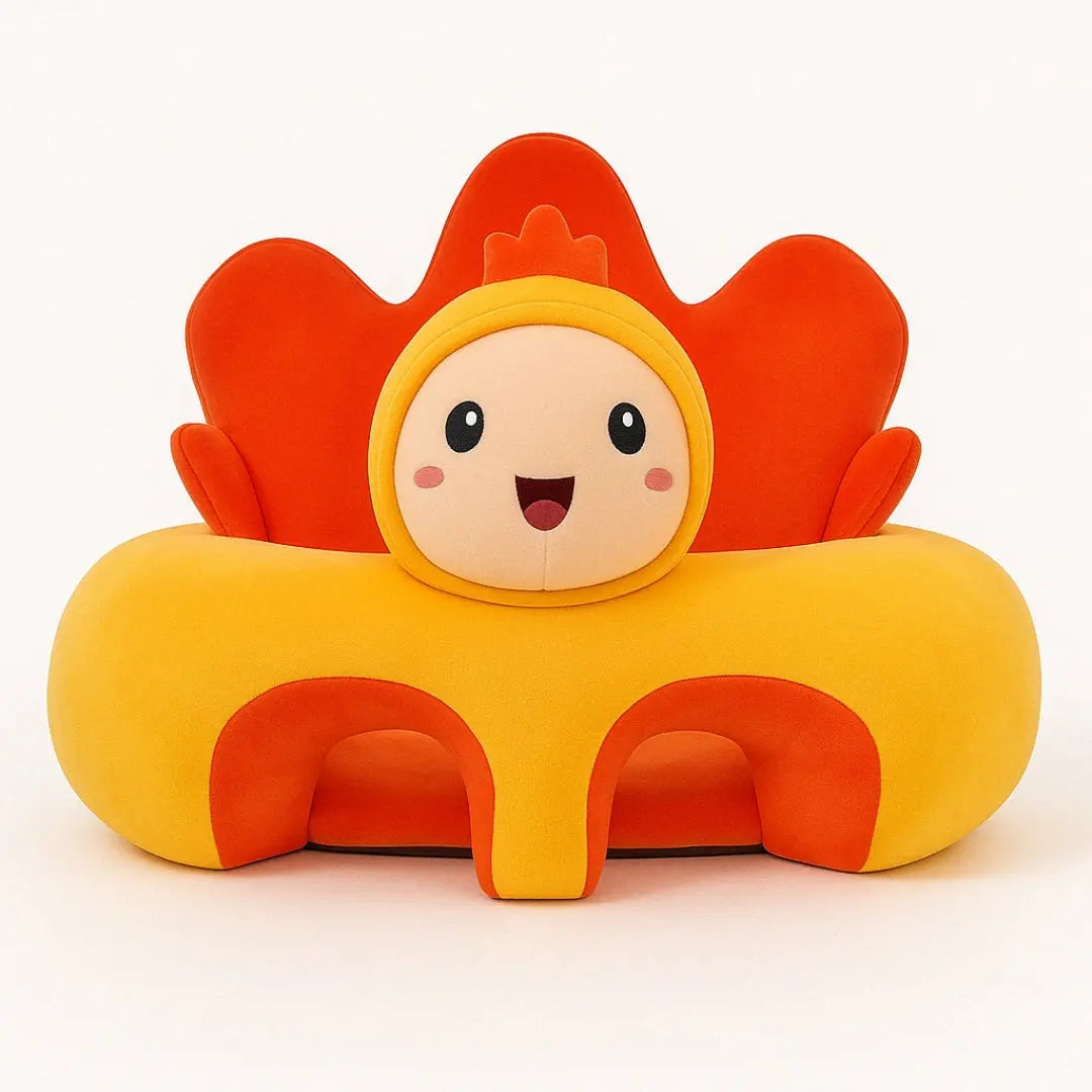 Fauteuil Bébé en Peluche – Confort Douillet pour Premiers Assis Admin Justfocus - LTE