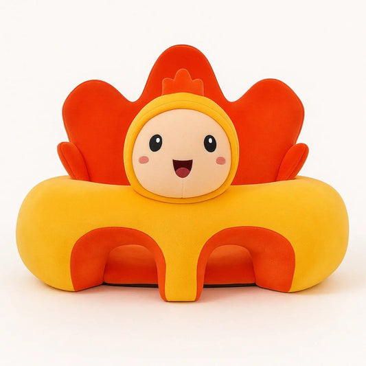 Fauteuil Bébé en Peluche – Confort Douillet pour Premiers Assis Admin Justfocus - LTE