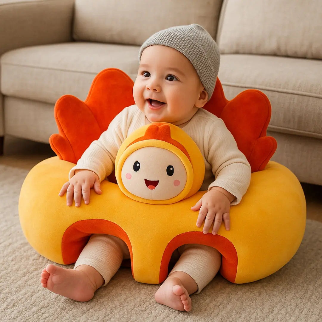 Fauteuil Bébé en Peluche – Confort Douillet pour Premiers Assis Admin Justfocus - LTE