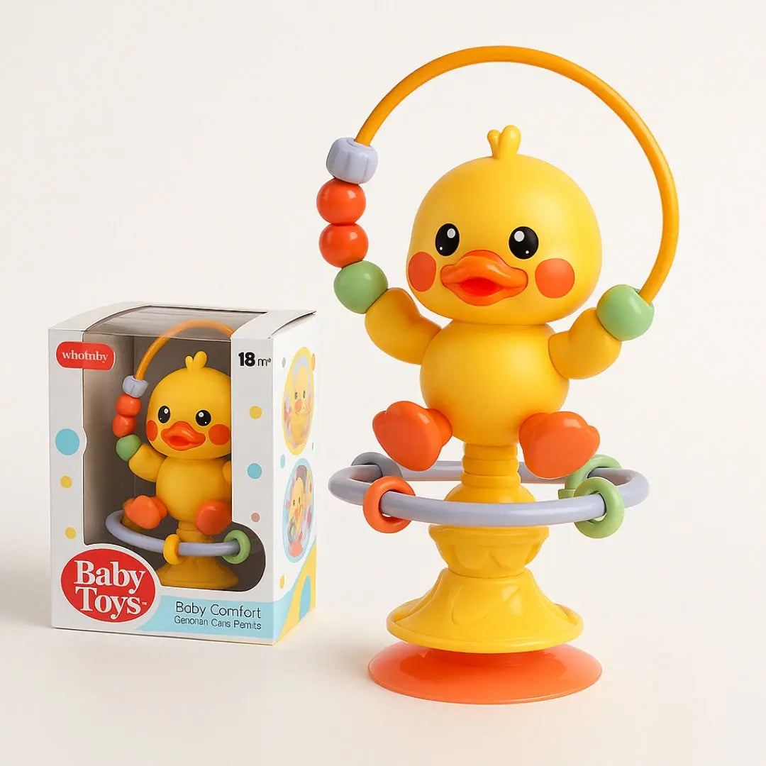 Hochet à Ventouse Bébé – Compagnon d’Éveil Intelligemment Conçu Admin Justfocus - LTE