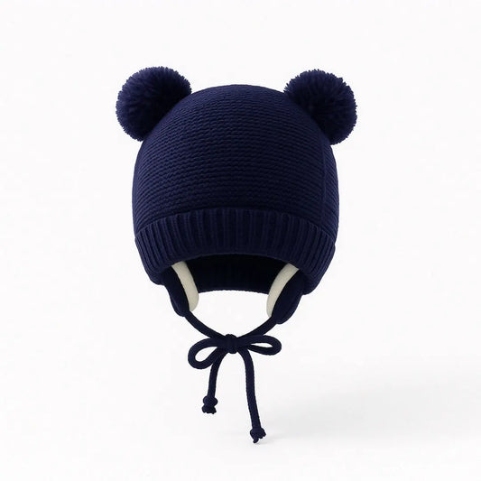 Bonnet Bébé Tricoté à Pompons – Chaleur & Douceur pour l’Hiver Admin Justfocus - LTE