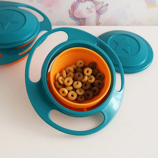 Bol Gyroscopique Anti-Renversement – Snack Sans Stress pour Bébé Admin Justfocus - LTE