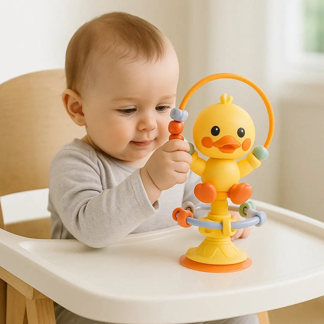 Hochet à Ventouse Bébé – Compagnon d’Éveil Intelligemment Conçu Admin Justfocus - LTE